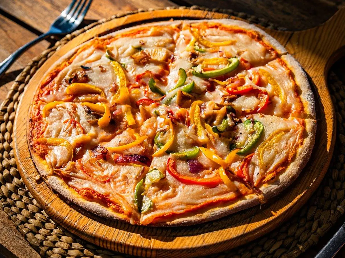 Wood-fired pizza at The Pavilion, Seconda Stella